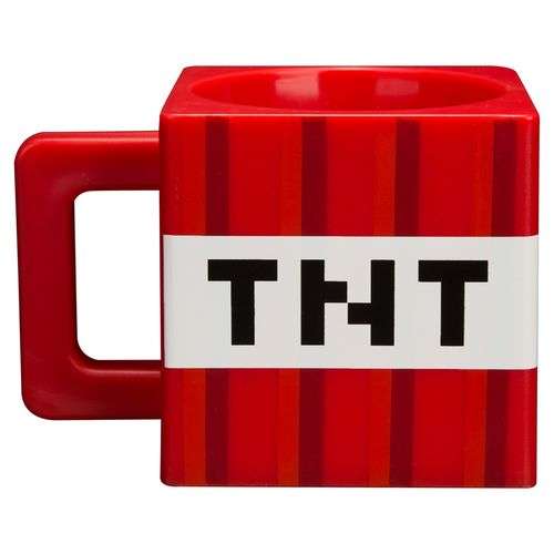 MINECRAFT- TNT PLASTIC MUG- RED