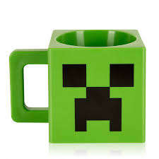 MINECRAFT- CREEPER FACE MUG- GREEN