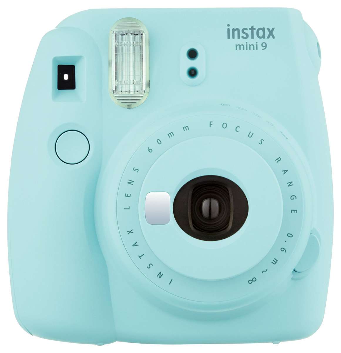 Fujifilm Instax Mini 9 - Ice Blue - Cobalt Blue, Flamingo Pink, Ice Blue, Smokey White