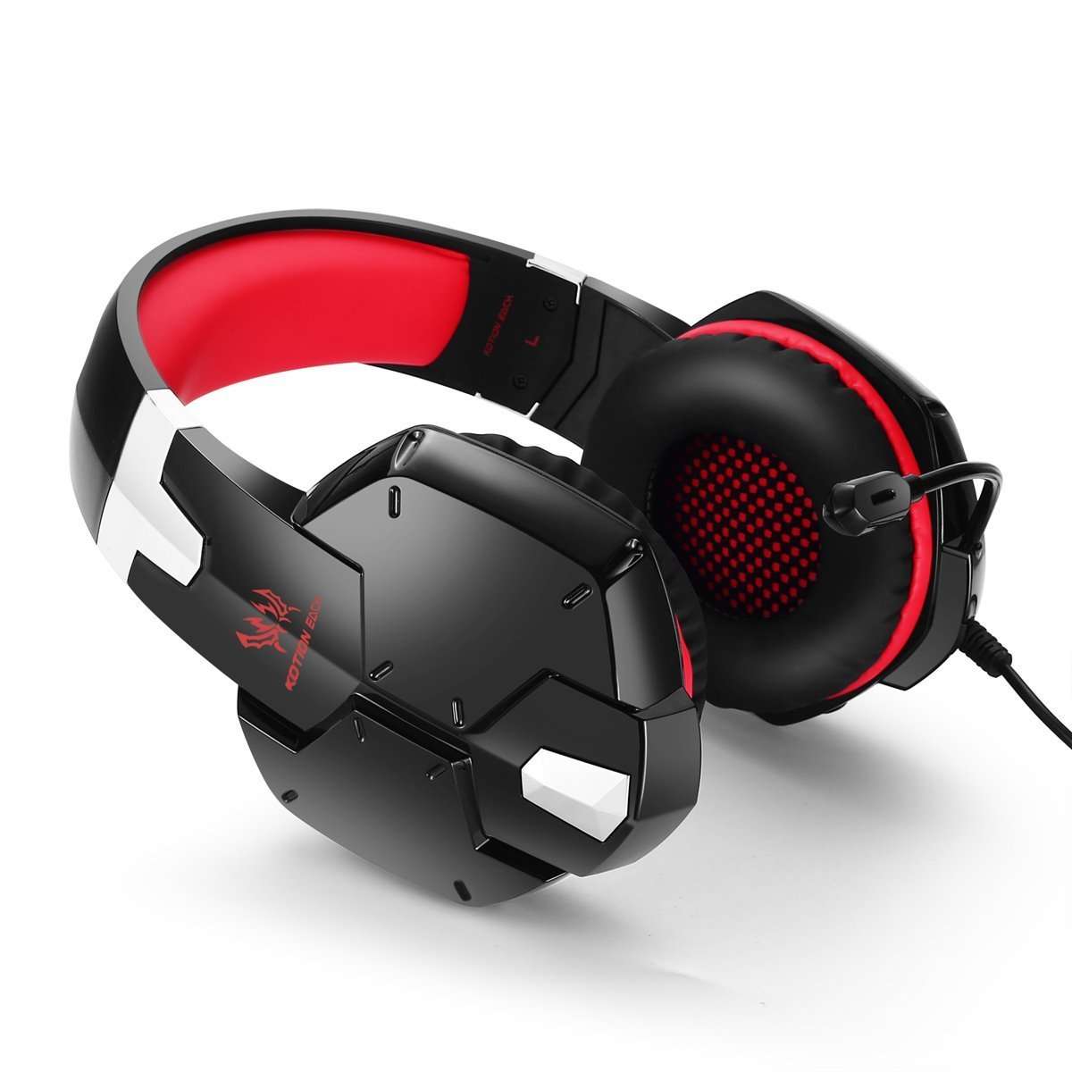 KOTION EACH G1200 Gaming Headset Black-Red