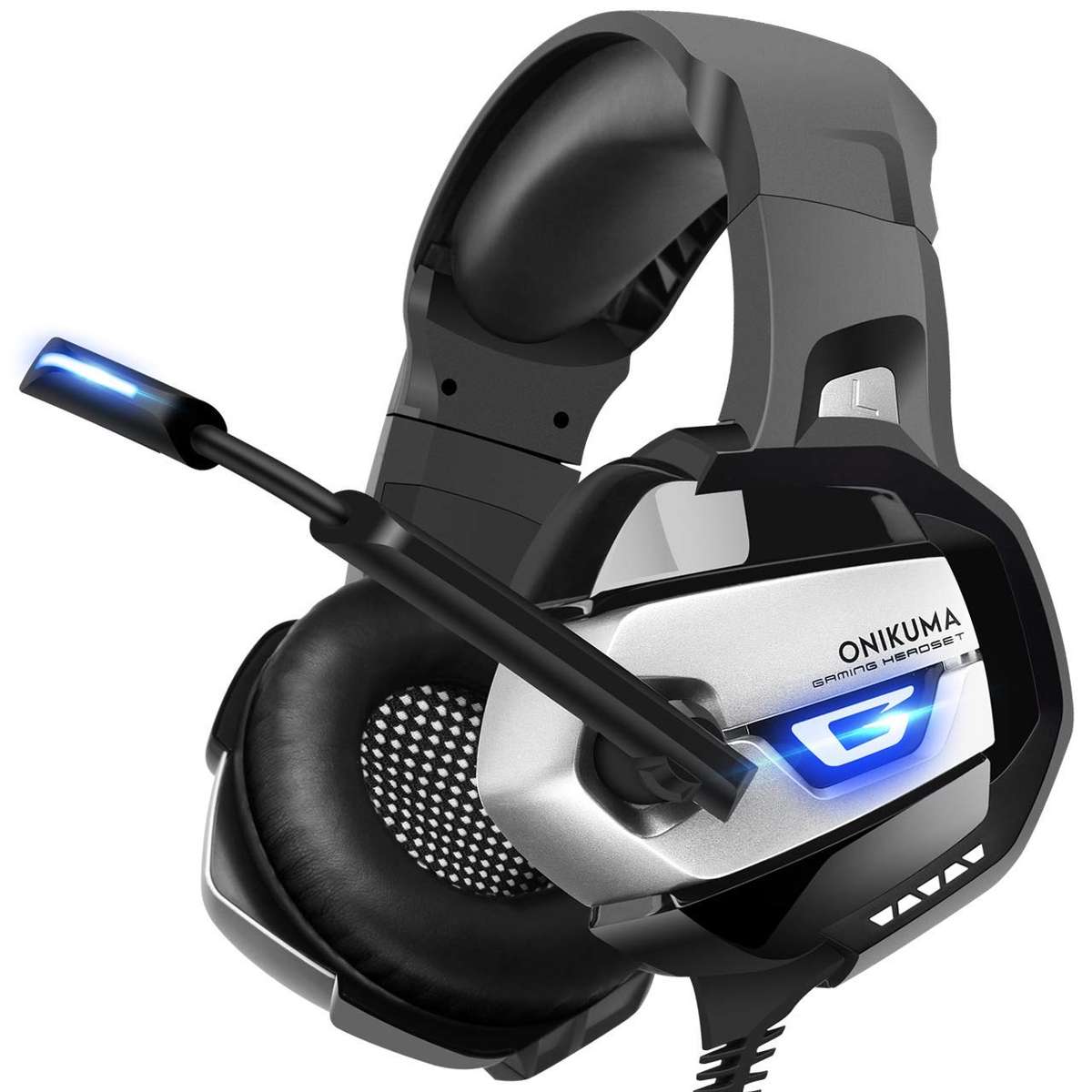 ONIKUMA K5 Stereo Gaming Headset for PS4 PC XBOX Switch - 1kg