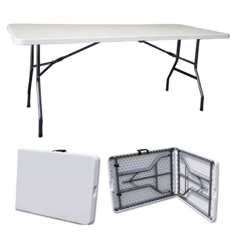 Supreme 1.76 Folding Table - Versatile and Easy-to-Use Table for Events and Gatherings