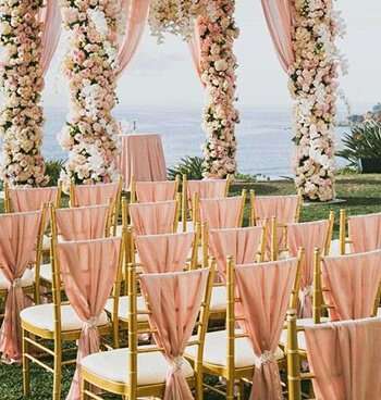Tiffany Chair Chiffon Sashes