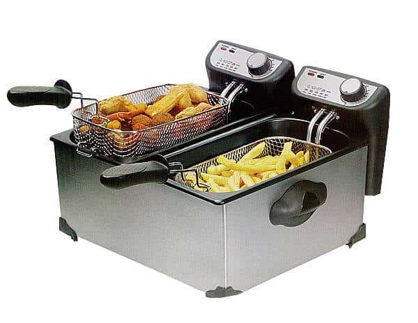 Double Electric Deep Fryer 6 litre - 12kg