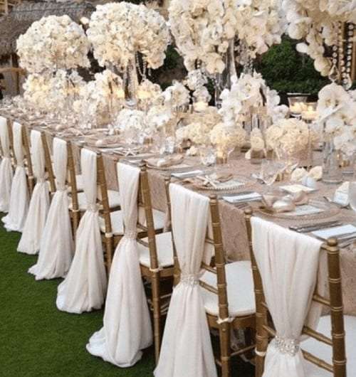 Tiffany Chair Chiffon Sashes