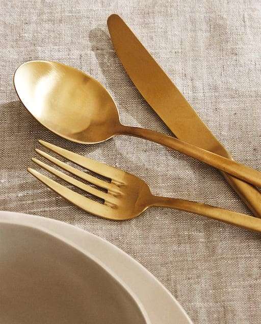 Gold Cutlery Set 3pc