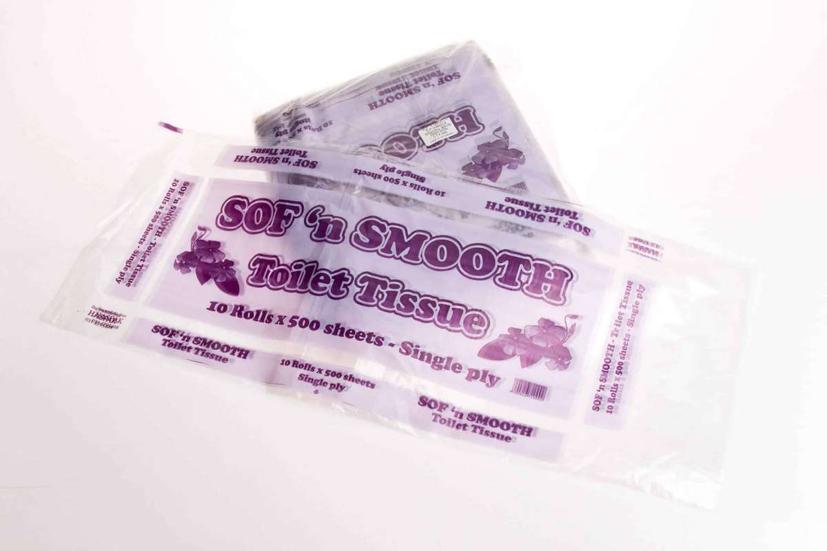  Printed Toilet Roll Bags Pack 250pc