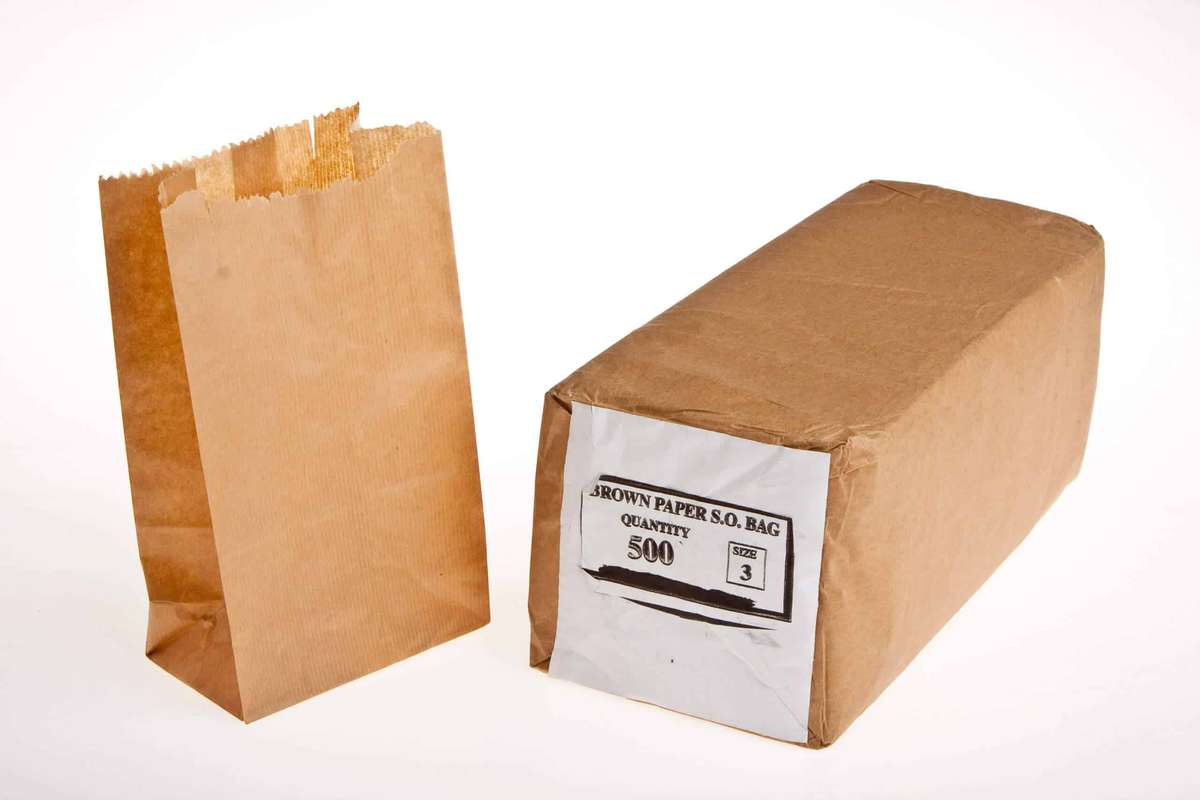 Brown Bags Size 3 125+80×210, 500's