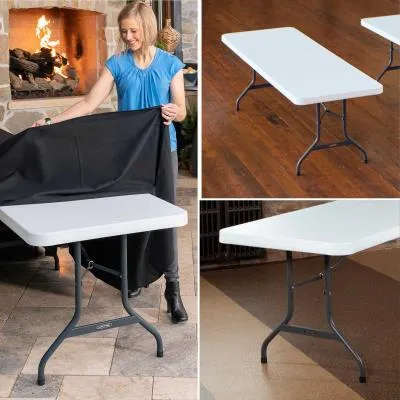 Supreme 1.76 Folding Table - Versatile and Easy-to-Use Table for Events and Gatherings