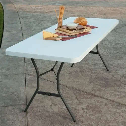 Supreme 1.76 Folding Table - Versatile and Easy-to-Use Table for Events and Gatherings