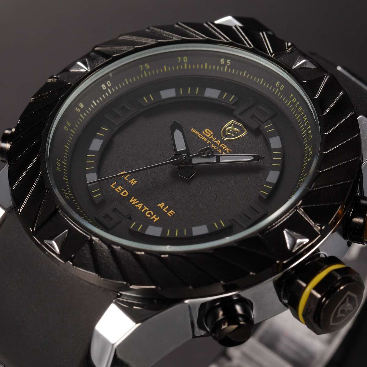 SHARK The Sawback shark Dual Analog/Digital Dual Movement 50MM Watch BRAND NEW