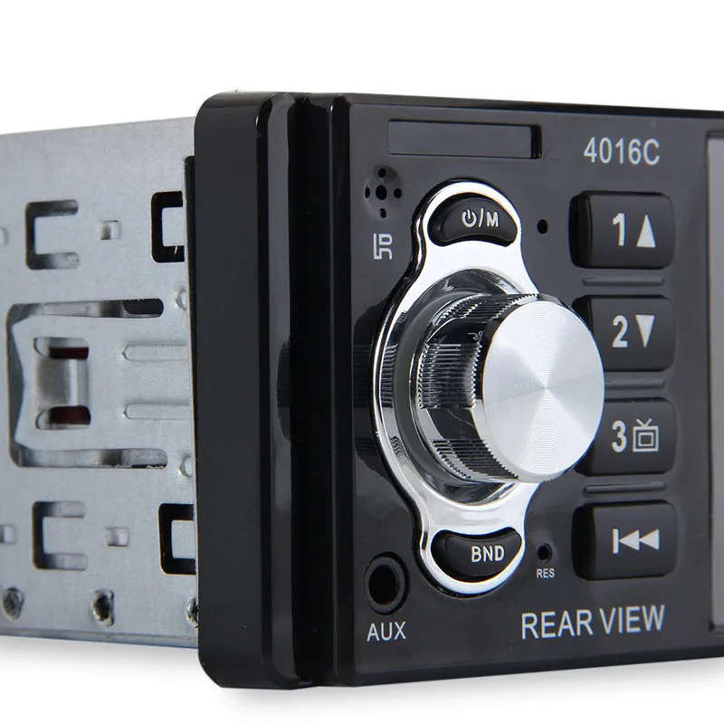 1 Din 4.1 Inch Car Radio HD Screen Mirror Link Bluetooth Handsfree MP5 Player USB Charging Remote Au