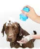 Silicone Pet Bath Brush Massage Brush Gentle Dog Cat Washer Squeezable Soap Bubble Foam Bootle Brush