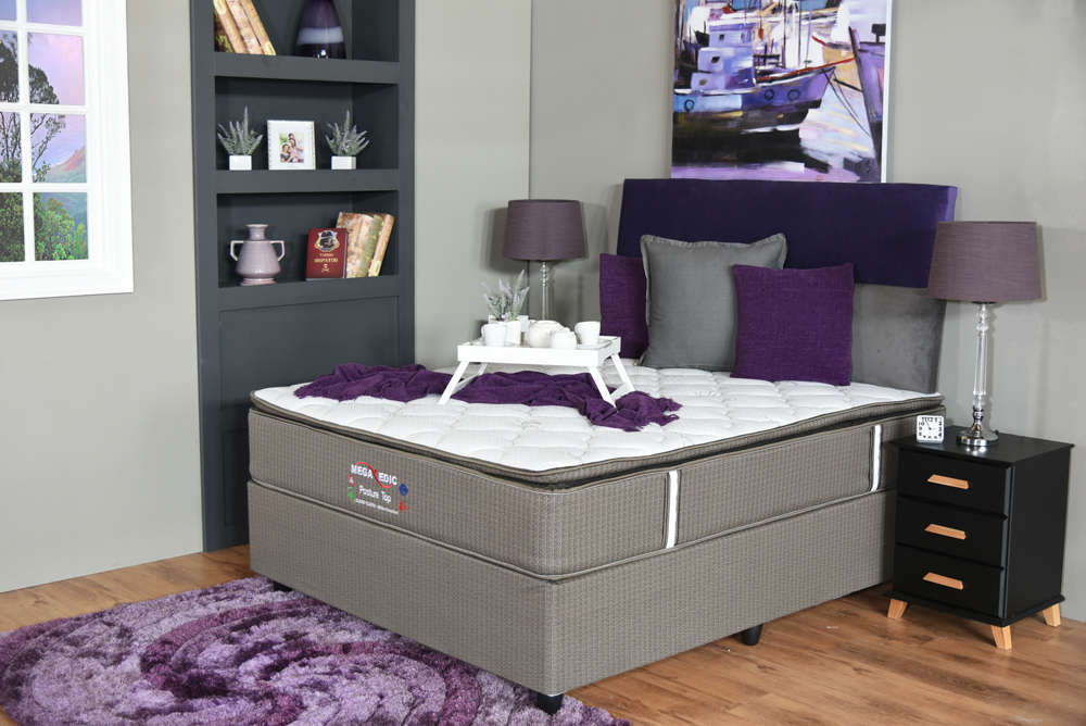 Posture Top Mattress & Base Set - Queen Mattress Only