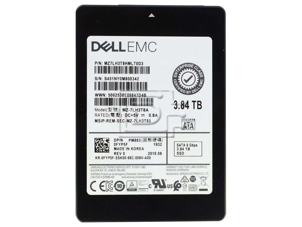 Samsung PM883 3.84TB Enterprise SATA SSD