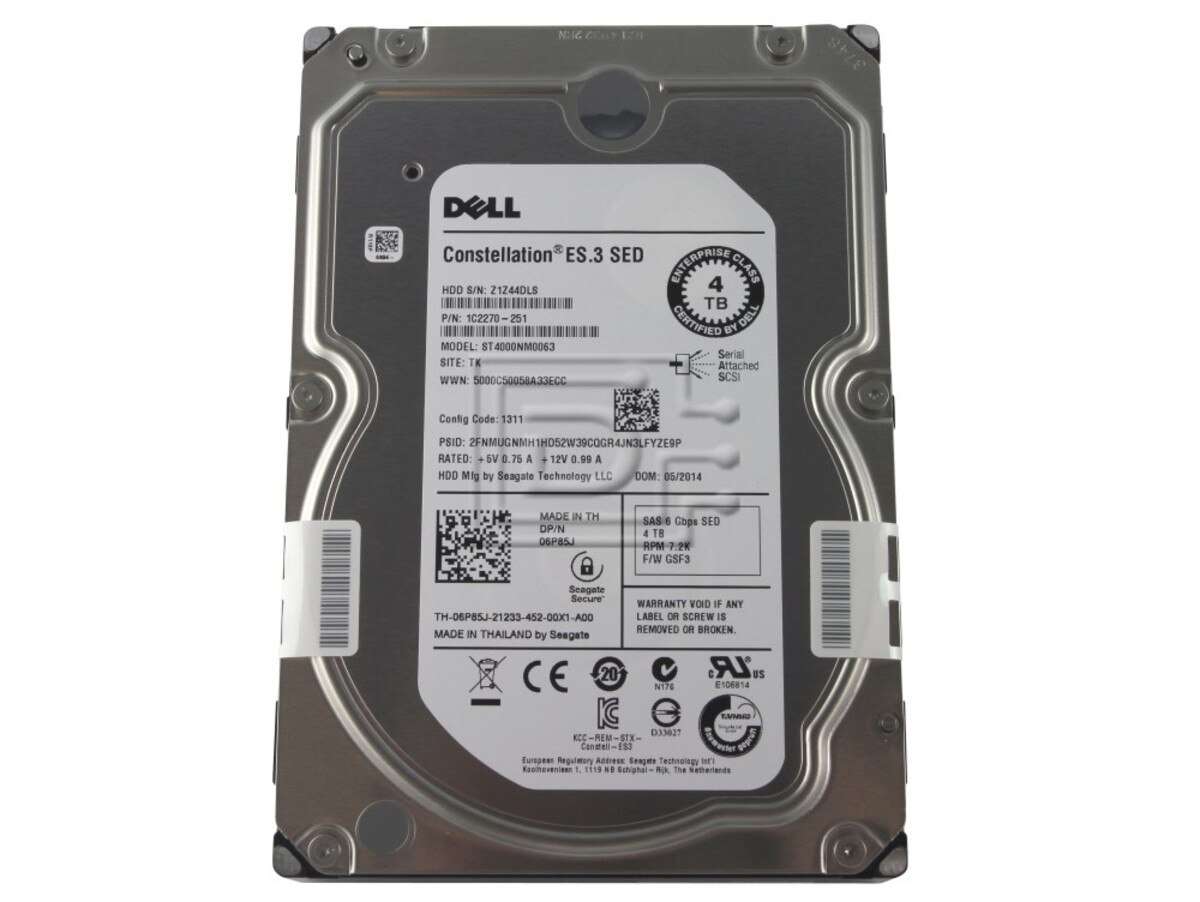 Dell Seagate Constellation 4TB SAS Enterprise ES.3 ST4000NM0063