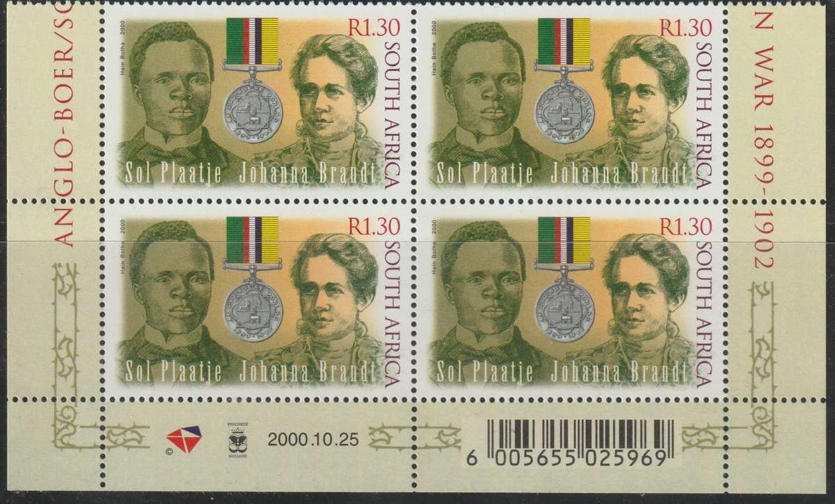 South Africa 2000 Cat# SACC: 1291, **
