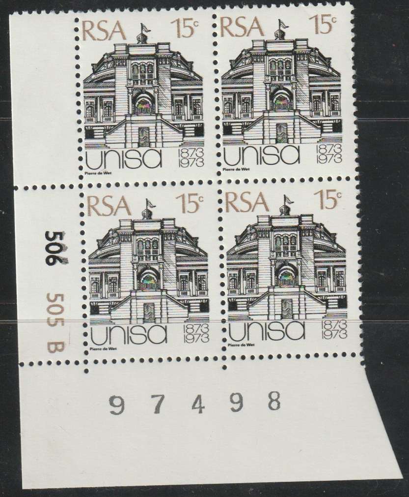 South Africa 1973 Cat# SACC: 343, **