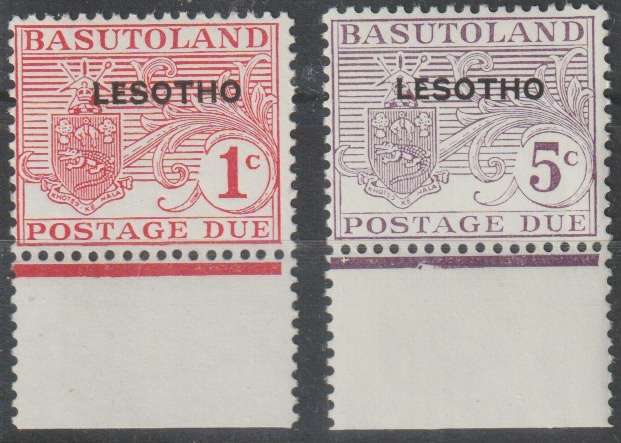 Lesotho 1966 Cat# SG: D11/12, **
