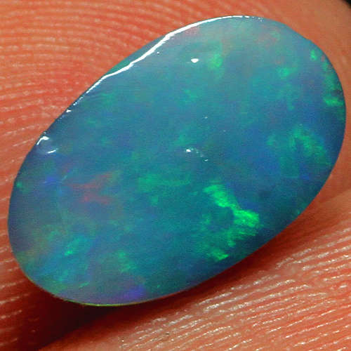 1.2ct Natural Ethiopian Black Opal Cab  -3539