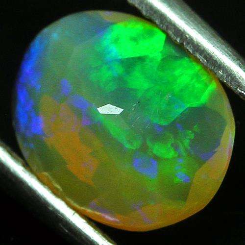 1.4ct Natural Faceted Ethiopian Welo Opal  -49