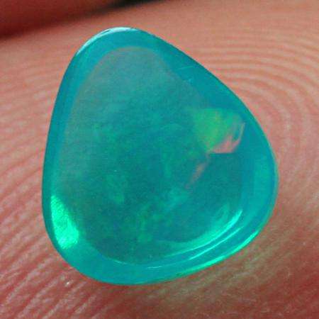 0.35ct Natural Ethiopian Paraiba Blue Welo Opal Cab  -771