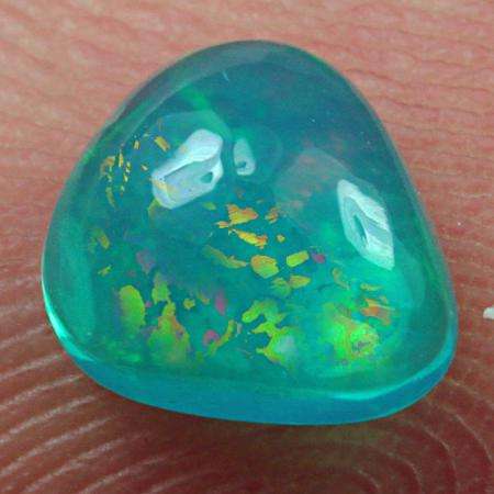 0.35ct Natural Ethiopian Paraiba Blue Welo Opal Cab  -771