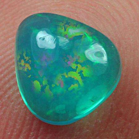 0.35ct Natural Ethiopian Paraiba Blue Welo Opal Cab  -771