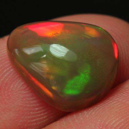 2.4ct Natural Honeycomb Ethiopian Welo Opal Cab -2838