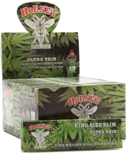 Hornet Hemp paper ultra thin King Size - 1x50x32