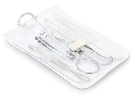Transparent manicure set
