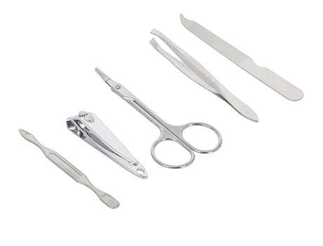 Transparent manicure set