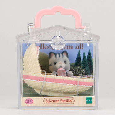 Sylvanian Families: Baby Carry Case - Cat in Cradle
