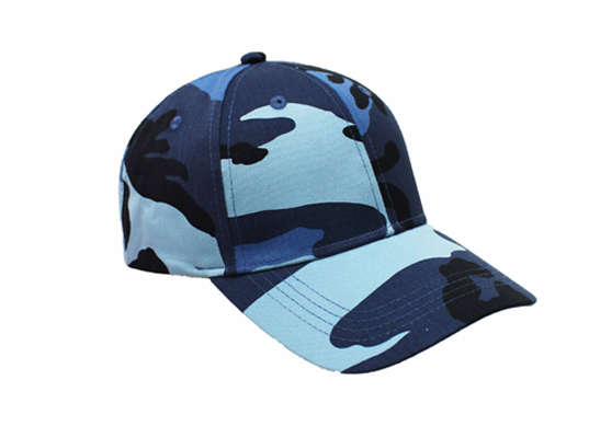 Basic Camo Cap - blue