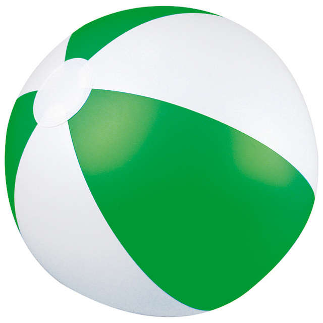 Bicoloured beach ball - green (51051)
