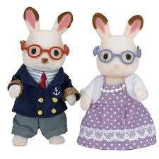 Sylvanian Families: Chocolate Rabbit Grandparents