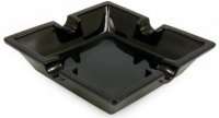 Cigar Ashtray - Black Ceramic 4 stick (Ash083)