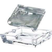 Cigar Ashtray - Crystal Square Large (Ash044)