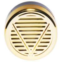 Cigar Humidifier - Round Plastic Gold Finish