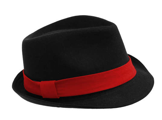 Fedora Hat - red