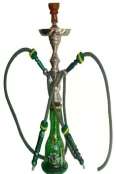 Hubbly Bubbly: Egyptian Shisha Pipe - Small 2-Way stainless steel (PIP002)