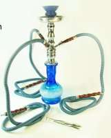 Hubbly Bubbly: Eastern Shisha Pipe - Super Hookah 3-Way Large (PIP041)