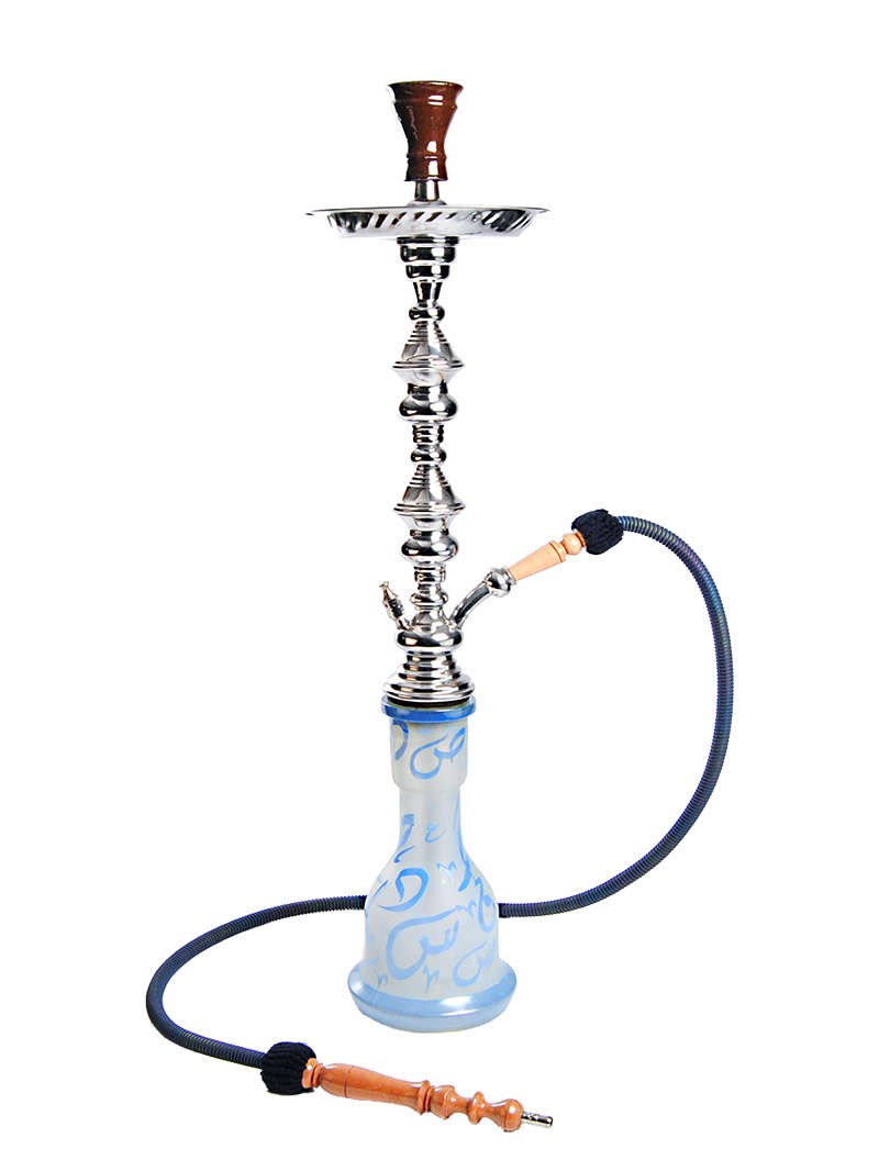 Hubbly Bubbly: Eastern Shisha Pipe - Super Hookah Metal 1-way Large (PIP027)