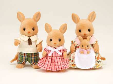 Sylvanian Toys: Kangaroo Family