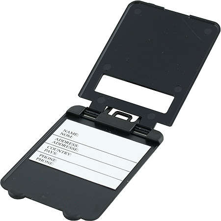 Luggage Tag - black (P938B)