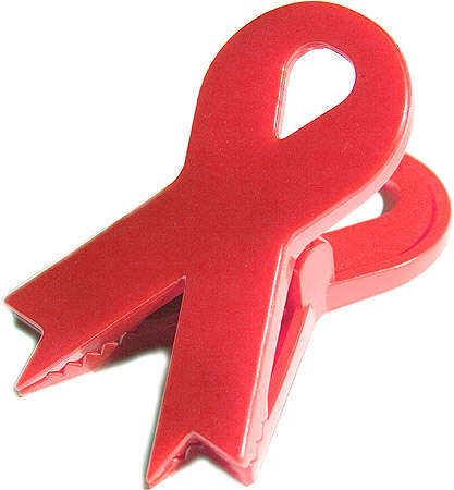 Magnet Clip - Aids Ribbon (P863R)