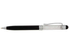 Mini Crystal Stylus & Pen - black (PN052B)