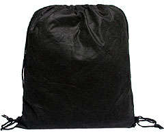Non-Woven String Bag - black (BAG007B)
