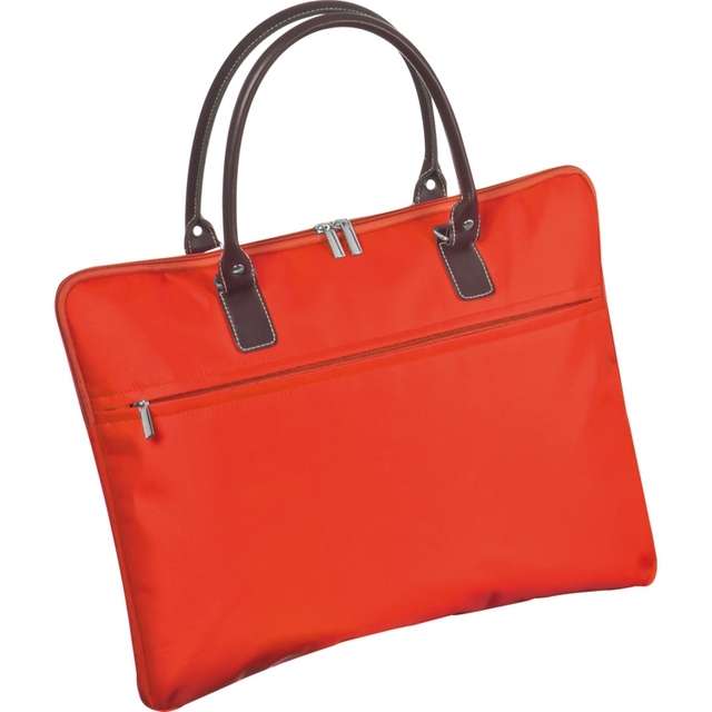 Nylon laptop bag - orange (28433)