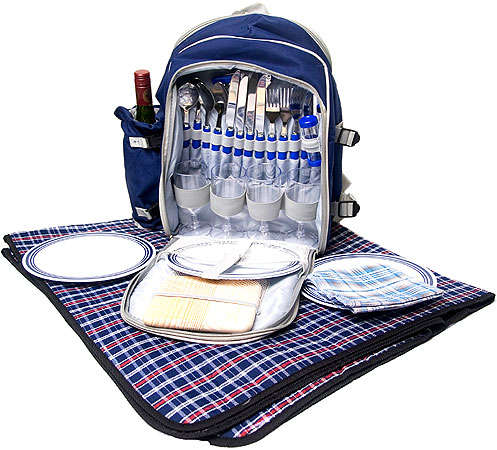 Picnic Backpack and blanket (P172)